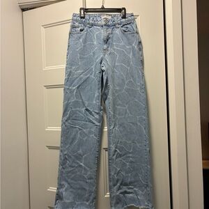 Garage Light Blue wide Leg Jeans